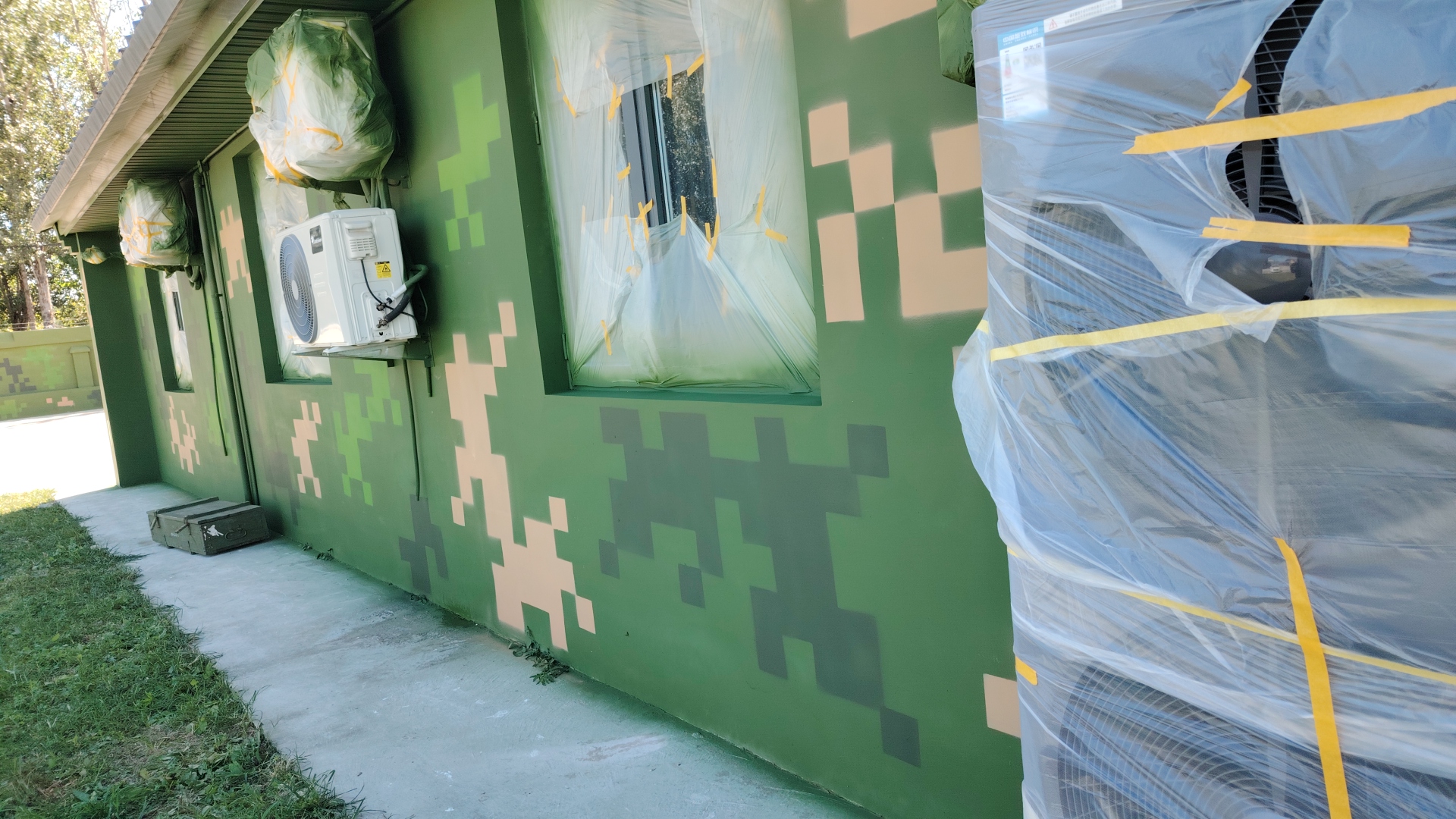 舒兰外墙迷彩漆施工多少钱 伪装迷彩漆  